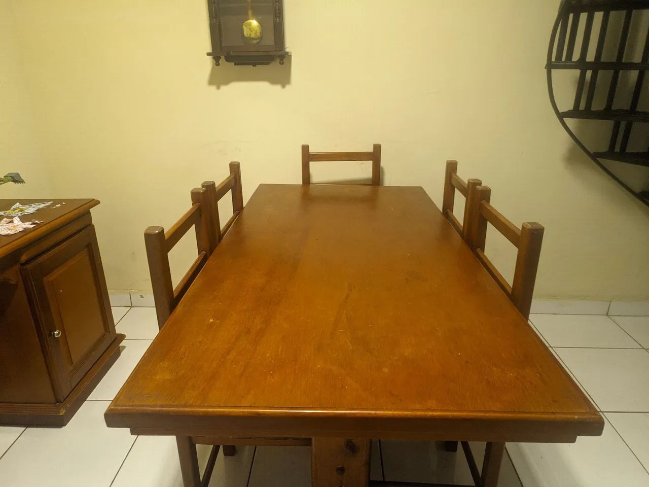 Mesa de madeira 6 lugares  - Foto 4
