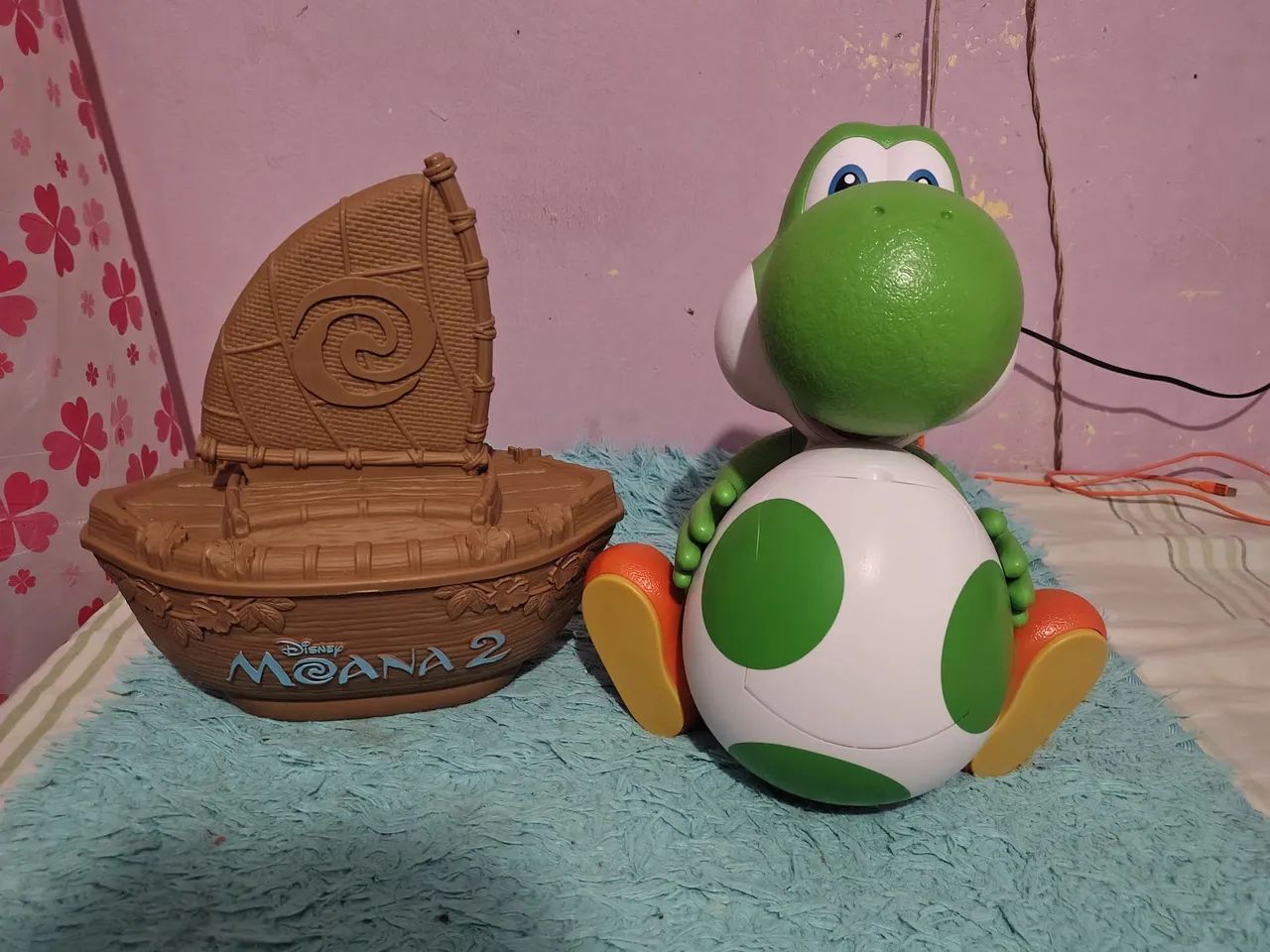 Yoshi e Barco da Moana 