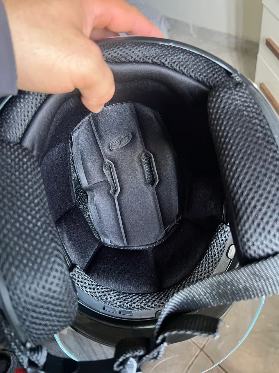 Capacete com óculos interno  - Foto 4