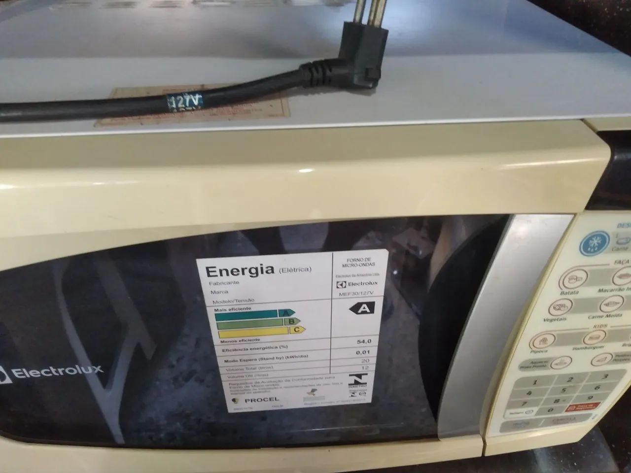microondas Eletrolux 20 litros funcionando perfeitamente excelente aparelho com garantia  - Foto 4