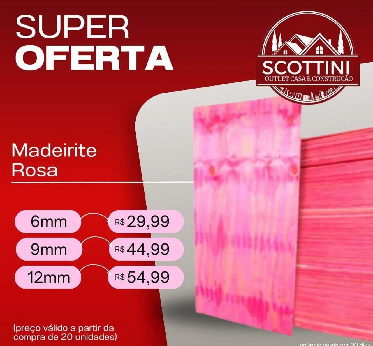 PROMOÇÃO DE FERRAGENS E MADEIRAS - Foto 3