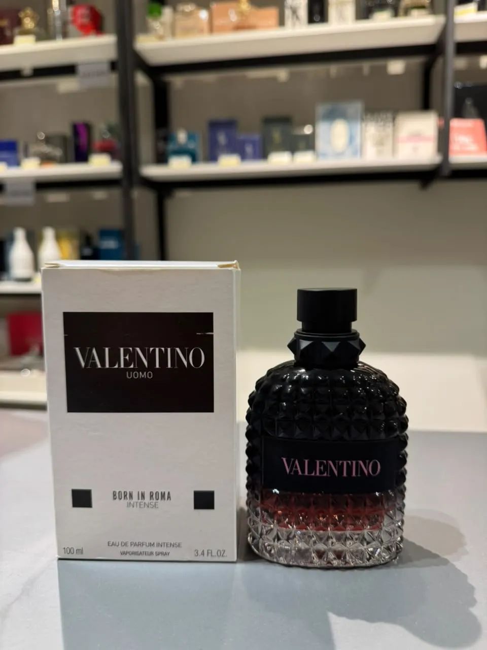 Tester Valentino Uomo Intense EDP 100 ml - original e sem uso