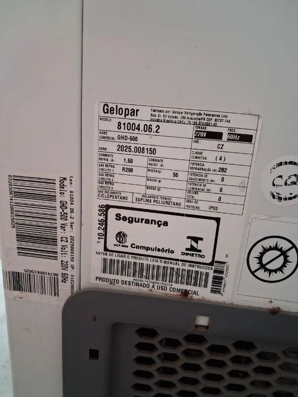 Freezer Gelopar GHD 500 - Foto 3