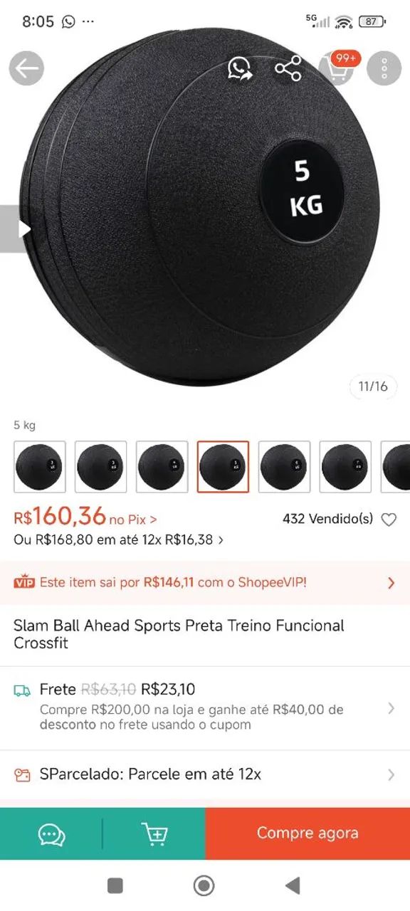 Slam ball 5kg  - Foto 2