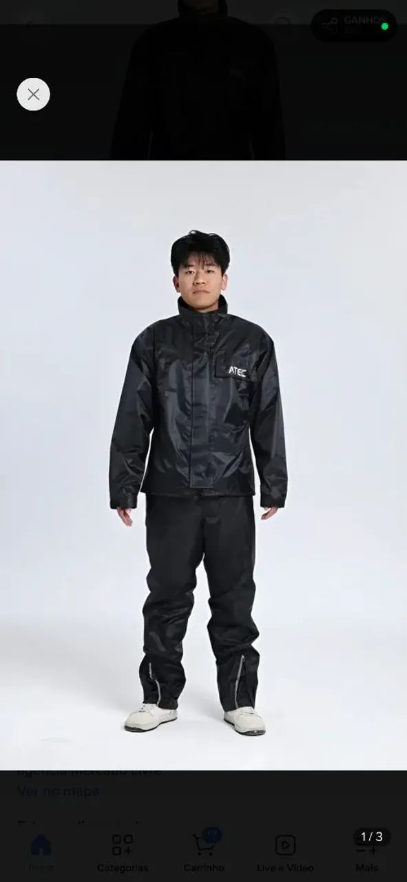 Capa De chuva Atec Nylon  - Foto 2