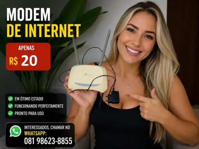 Modem de Roteador Internet (não faço entrega)