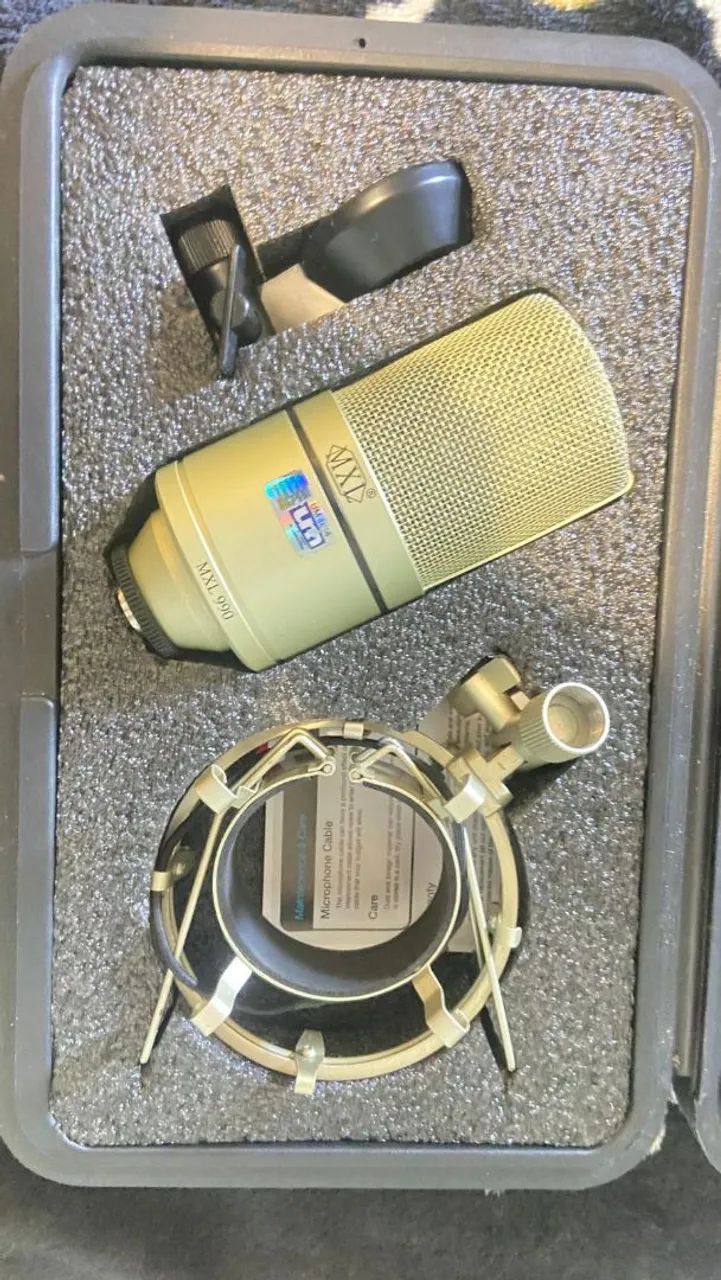 MICROFONE CONDENÇADOR MXL 990 SEMINOVO - Foto 2