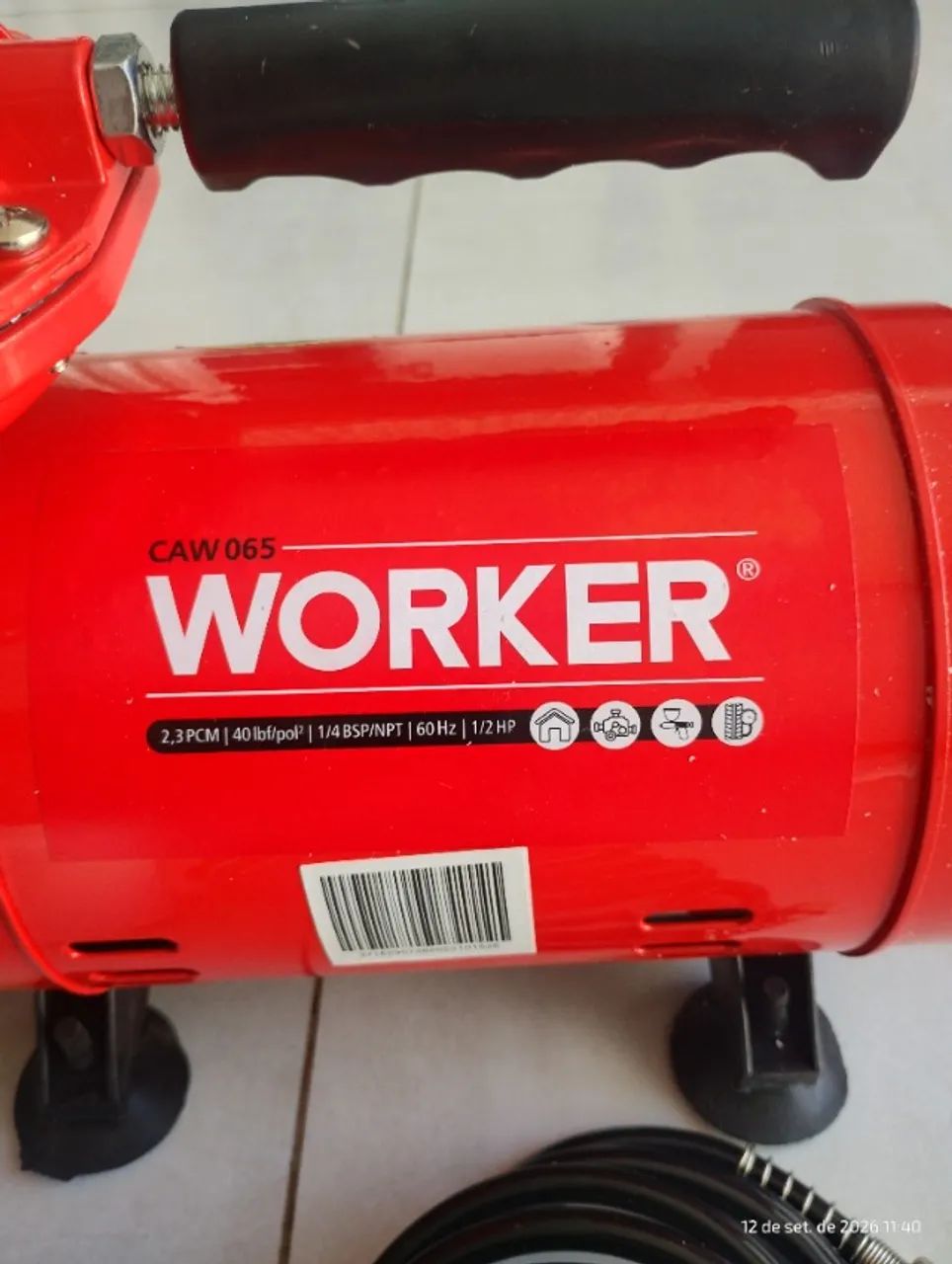Compressor de ar direto Worker - Foto 5