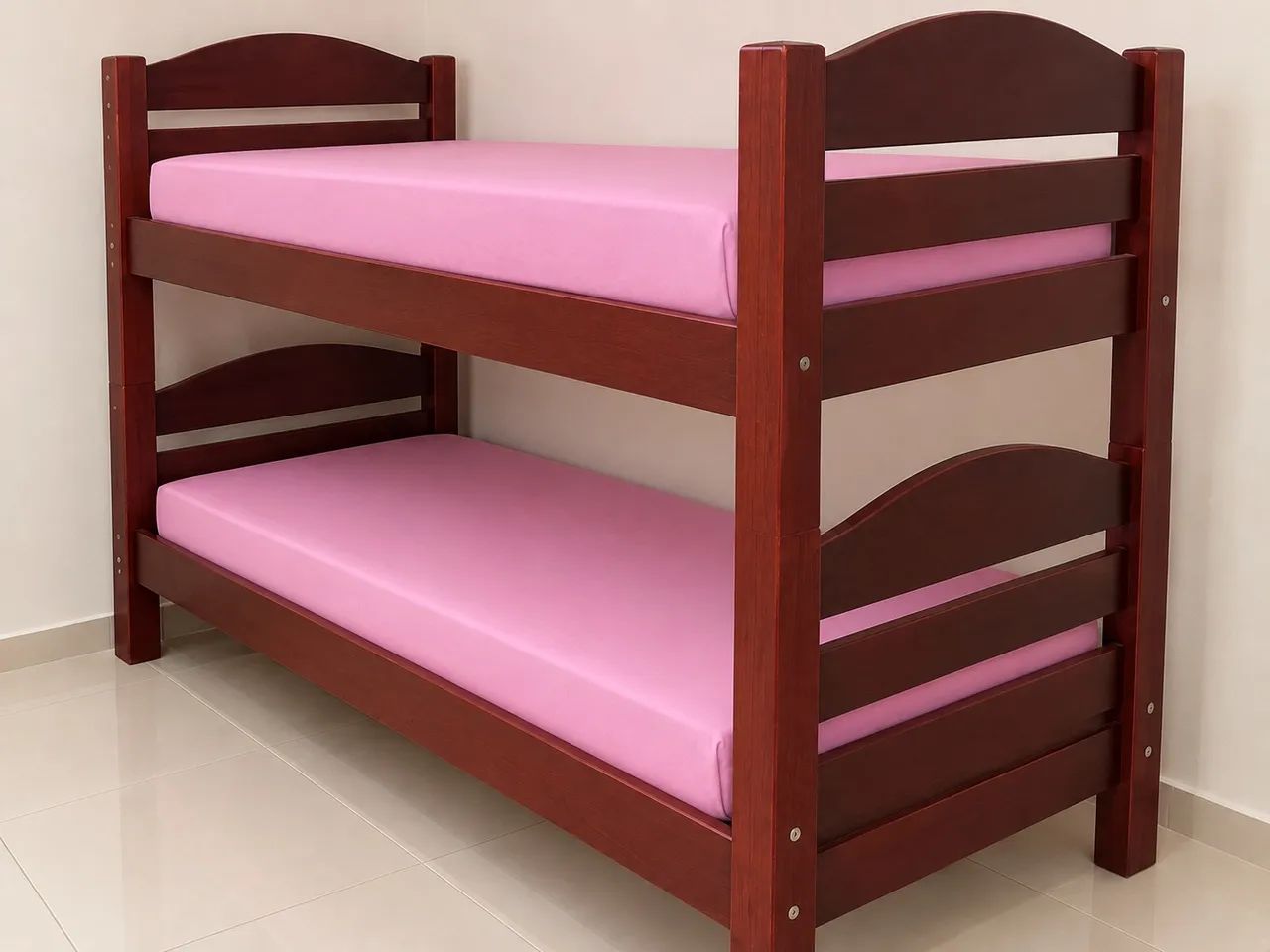 Cama beliche com 2 colchões incluso 