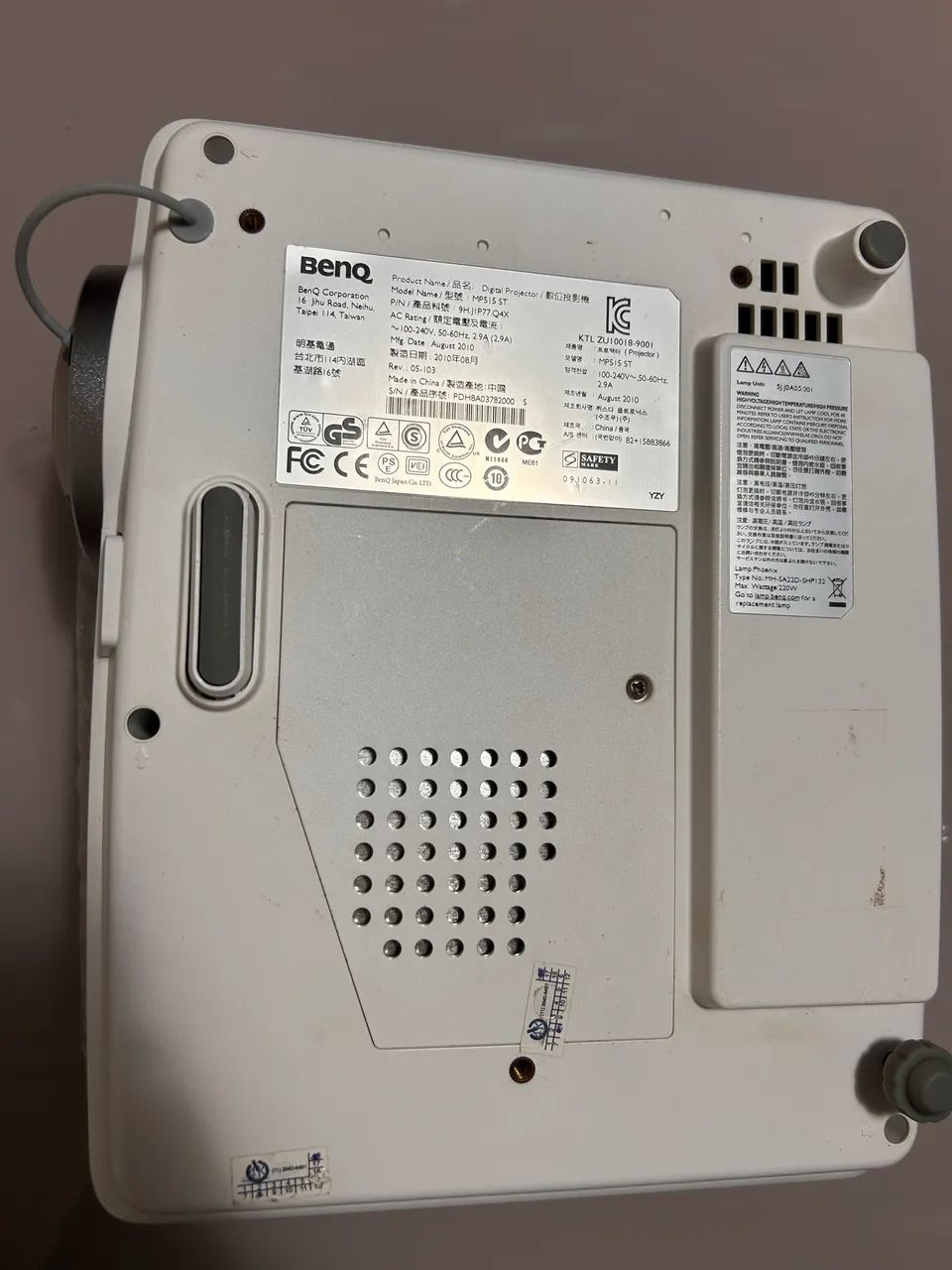 Projetor BenQ MP515ST - Foto 4