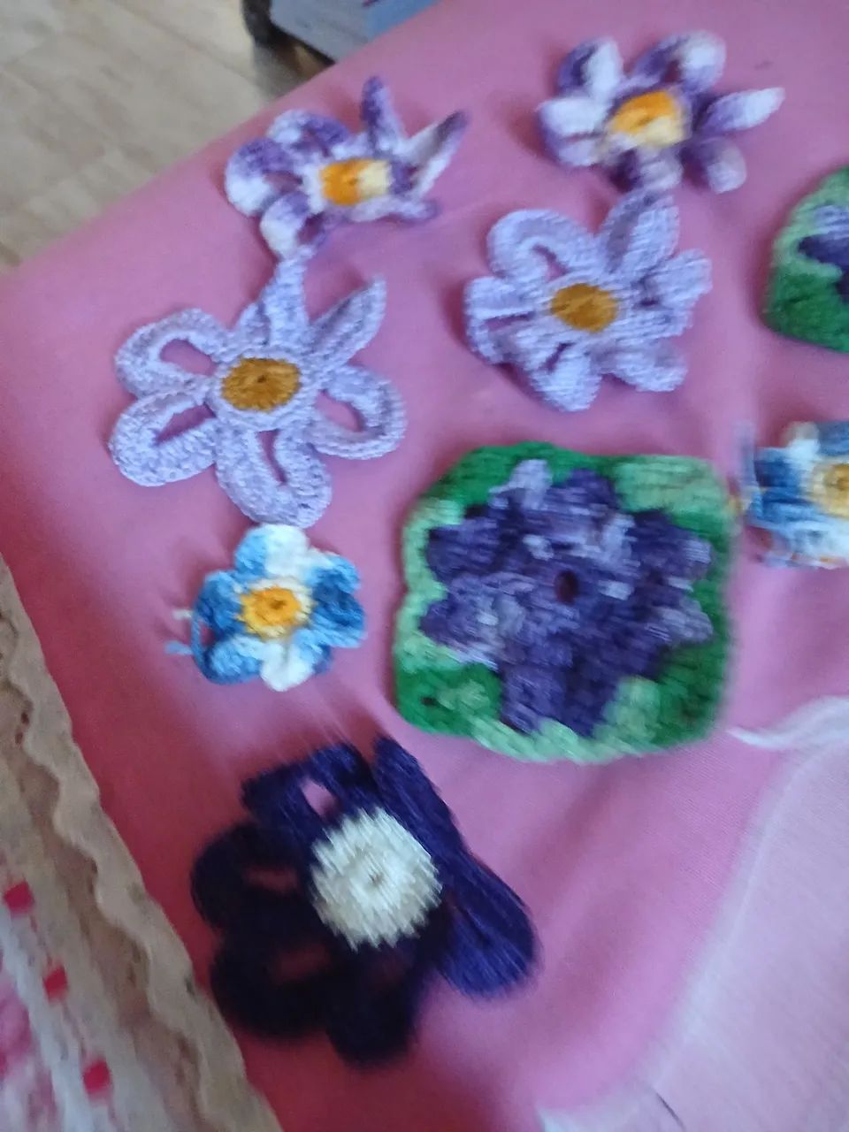 10 flores em crochê  - Foto 2