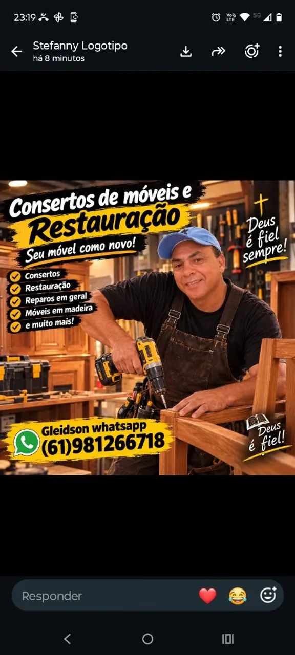 Consertos de móveis e restauração 