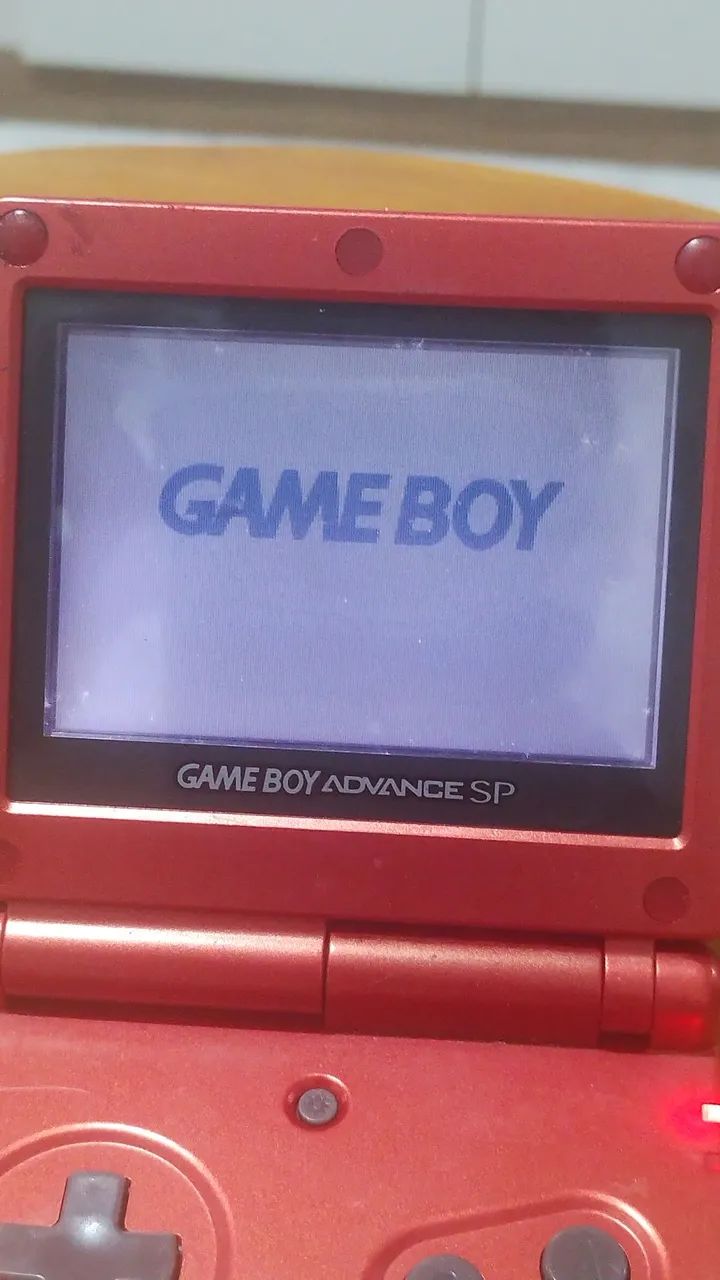Game boy advance sp vermelho