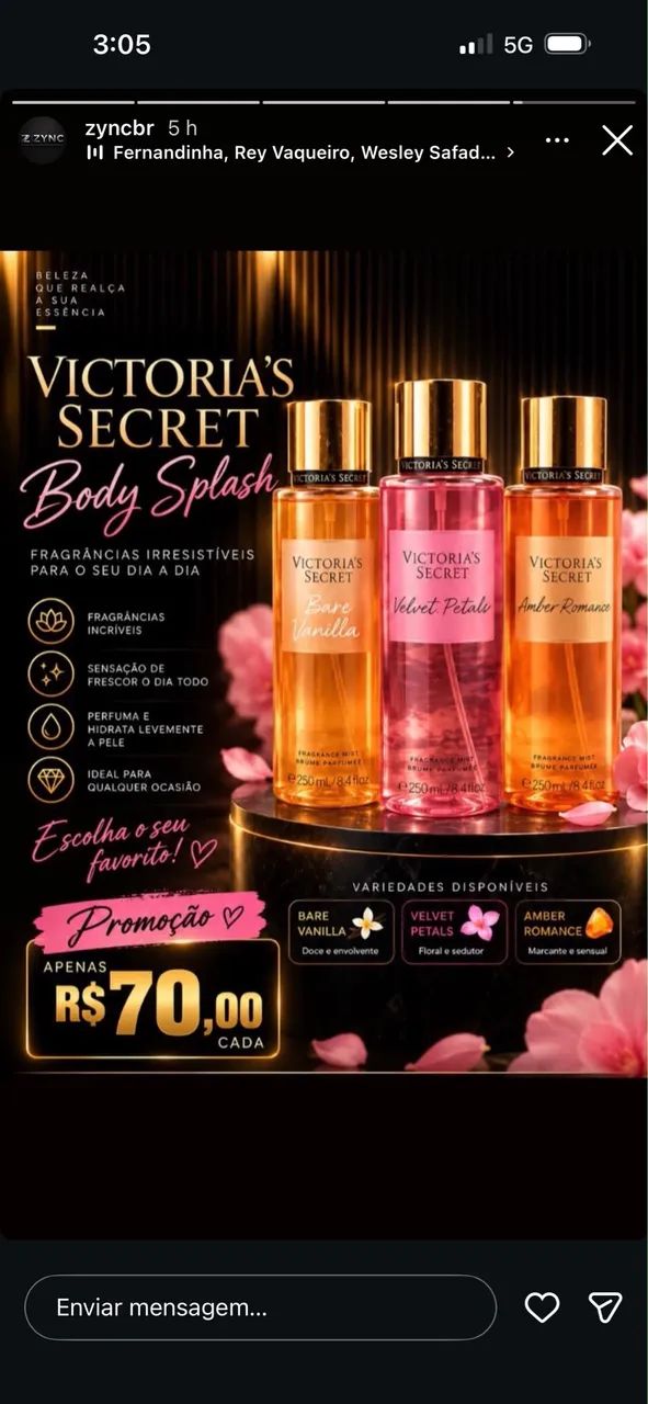 PERFUME BODYSPLASH - 250ML