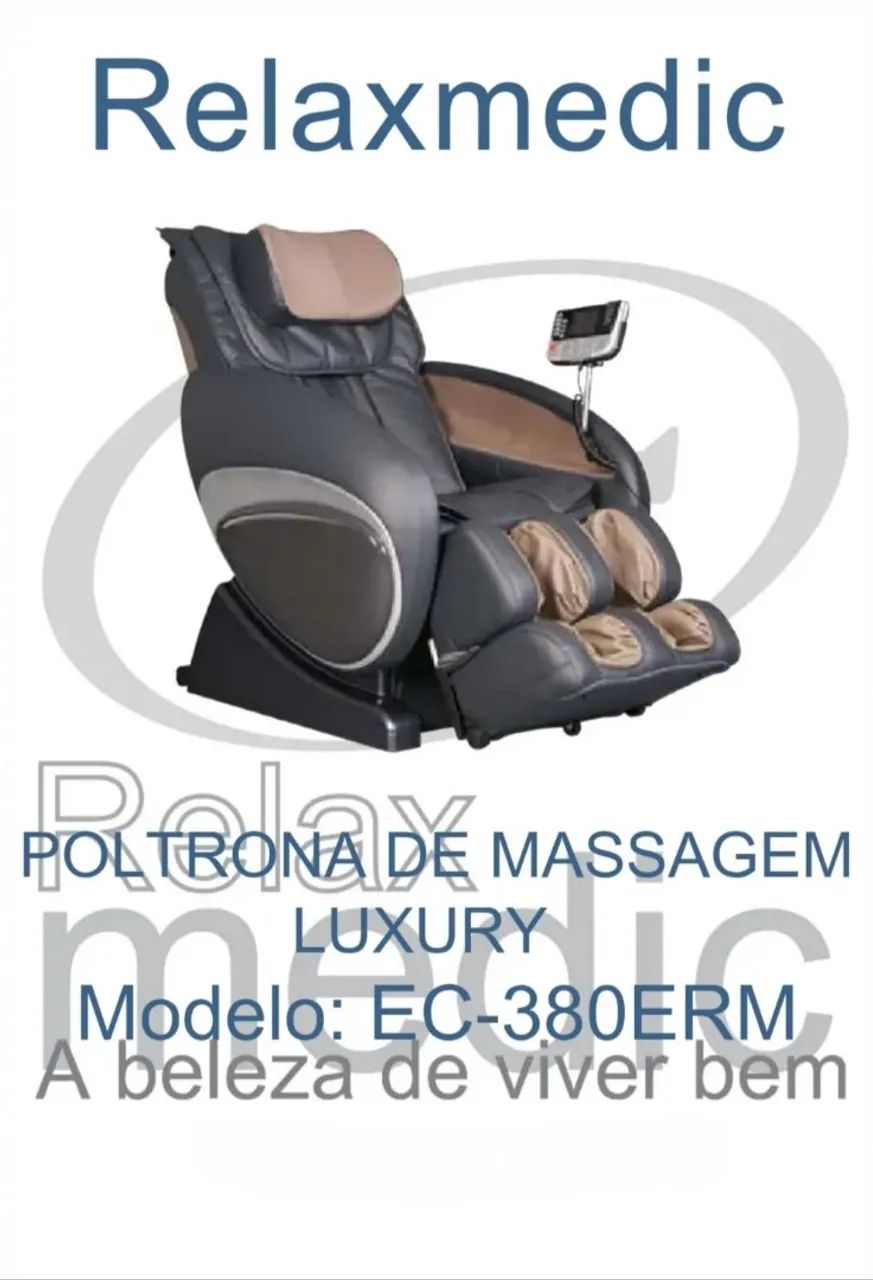 Cadeira de Massagem Relaxmedic Luxury EC380ERM