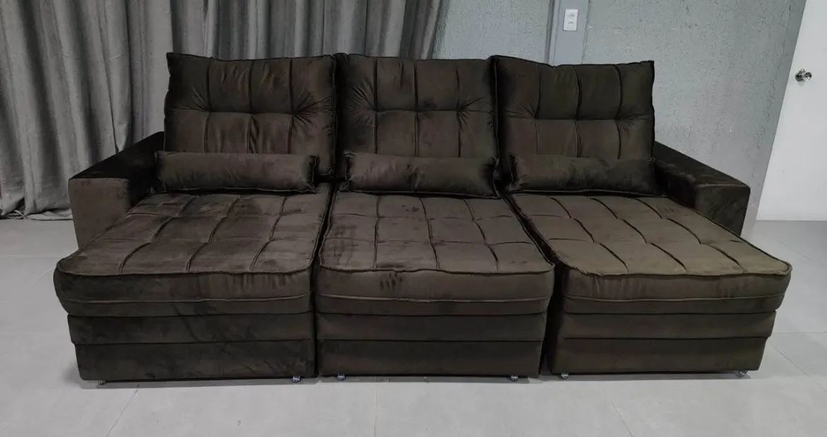 Sofá retrátil reclinável Cancun 2.90