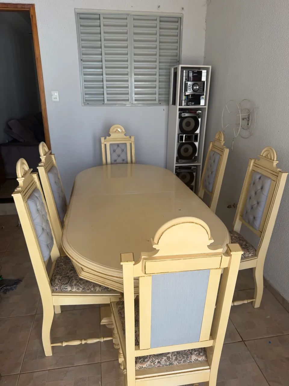 MESA 06 lugares mandeira maciça - Foto 3