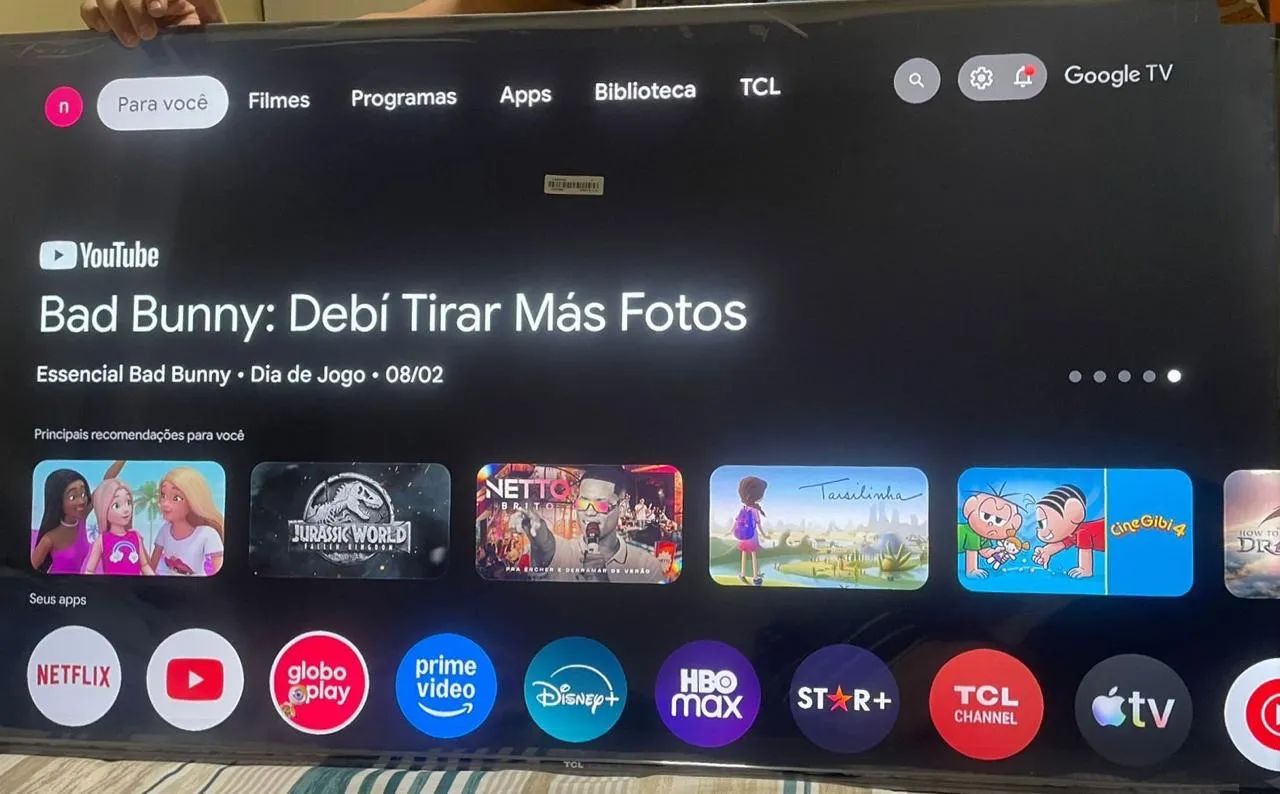 TV SMART TCL 50 POLEGADAS IMAGEM 4K COMANDO DE VOZ *nova* - Foto 2