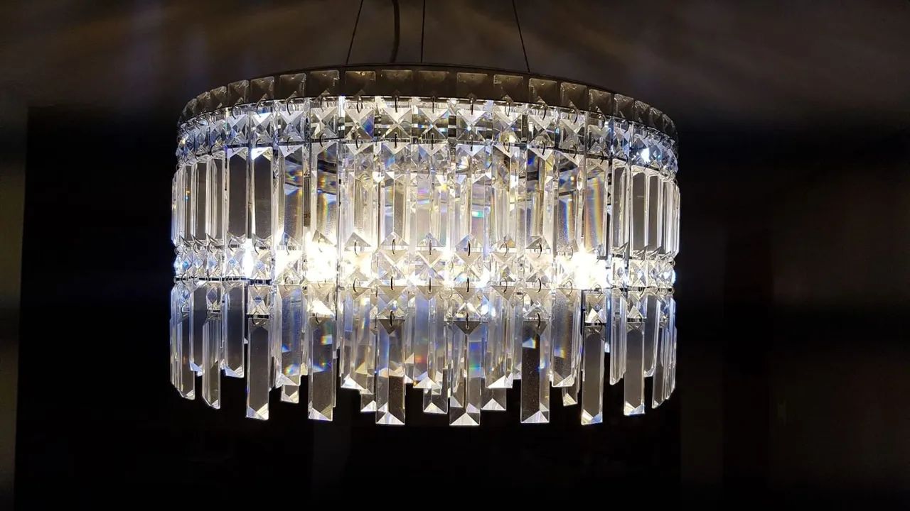 Lustre LED de teto 50cm - Foto 2