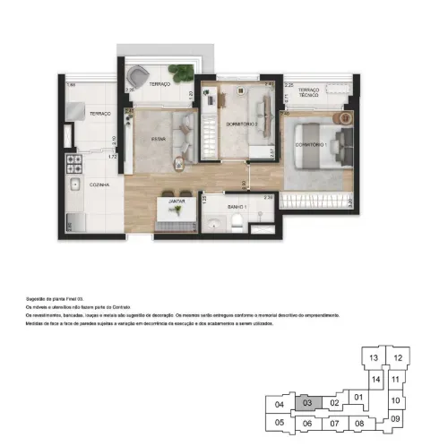 PLANTA 52m²