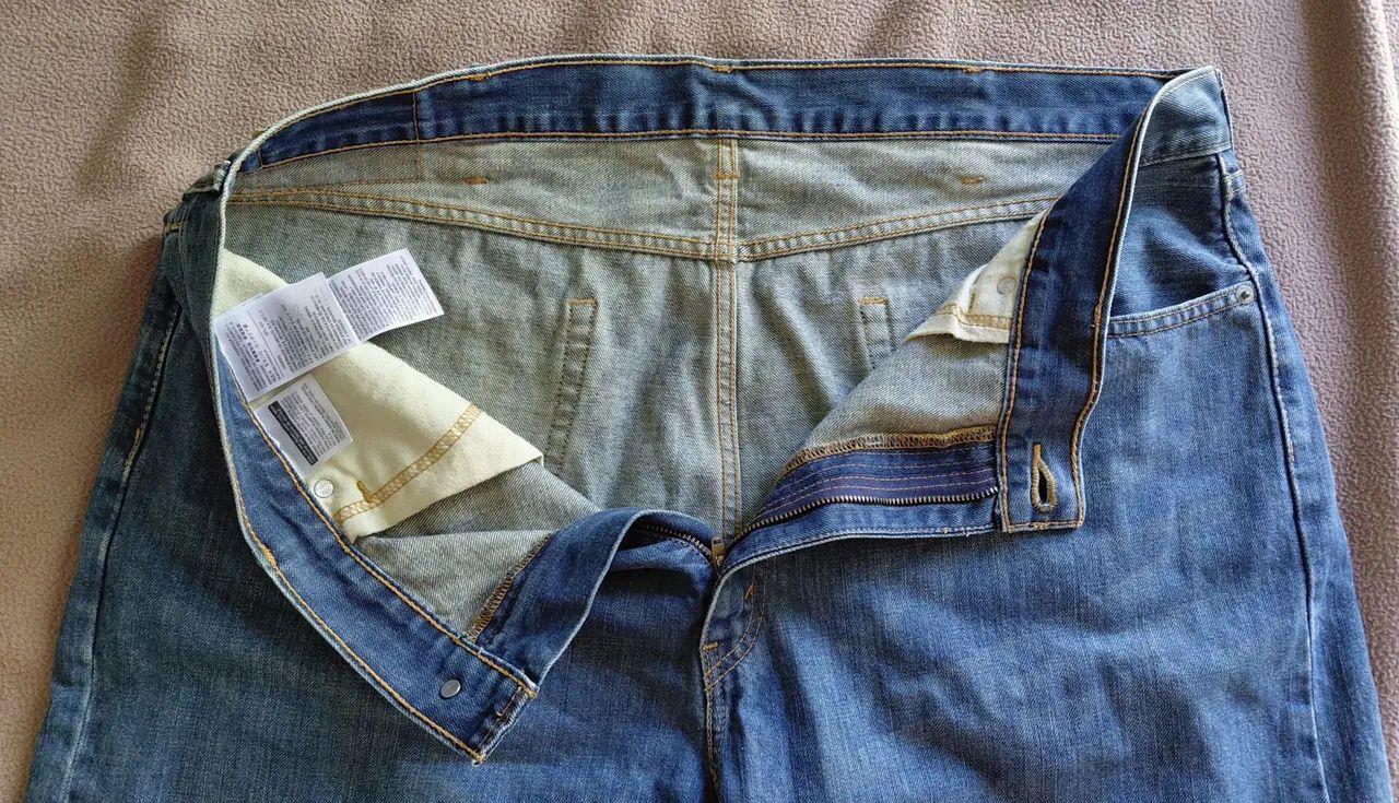 Bermuda jeans Levi"s 505 azul (tam. 50) - Foto 4