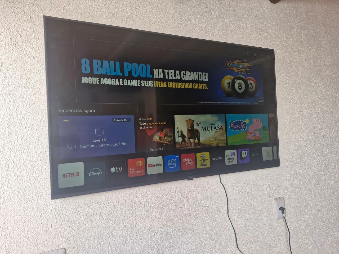 Tv lg 55 polegadas 