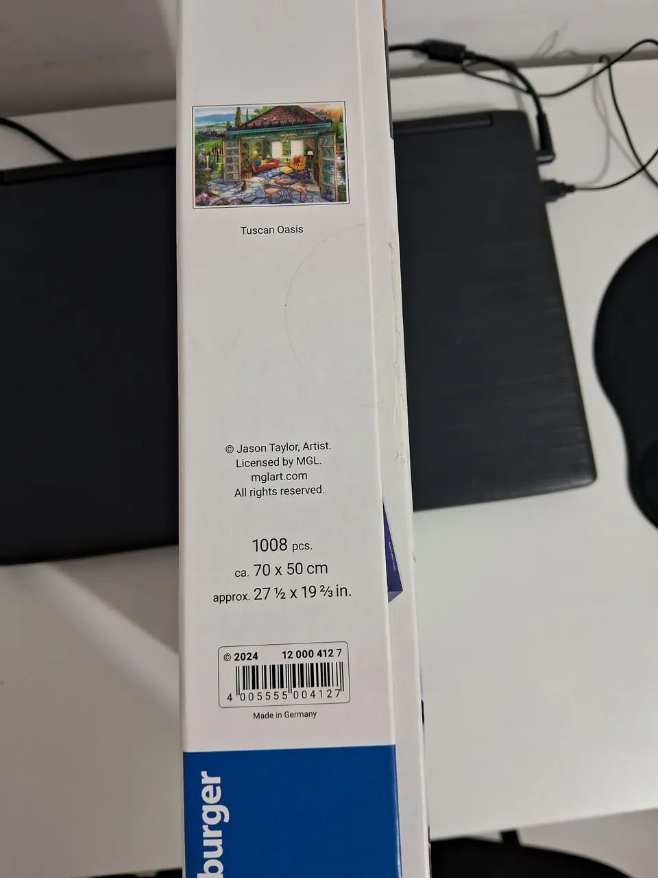 " Tuscan oasis" Quebra-cabeças importado 1000 peças  - Foto 3
