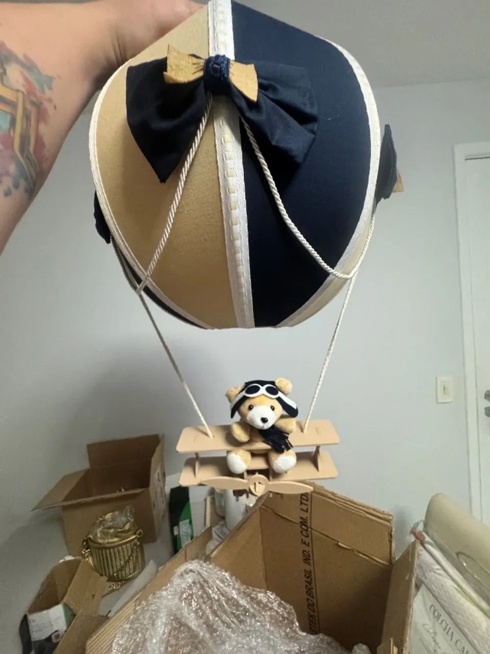 Quarto bebê ursinho aviador  - Foto 4
