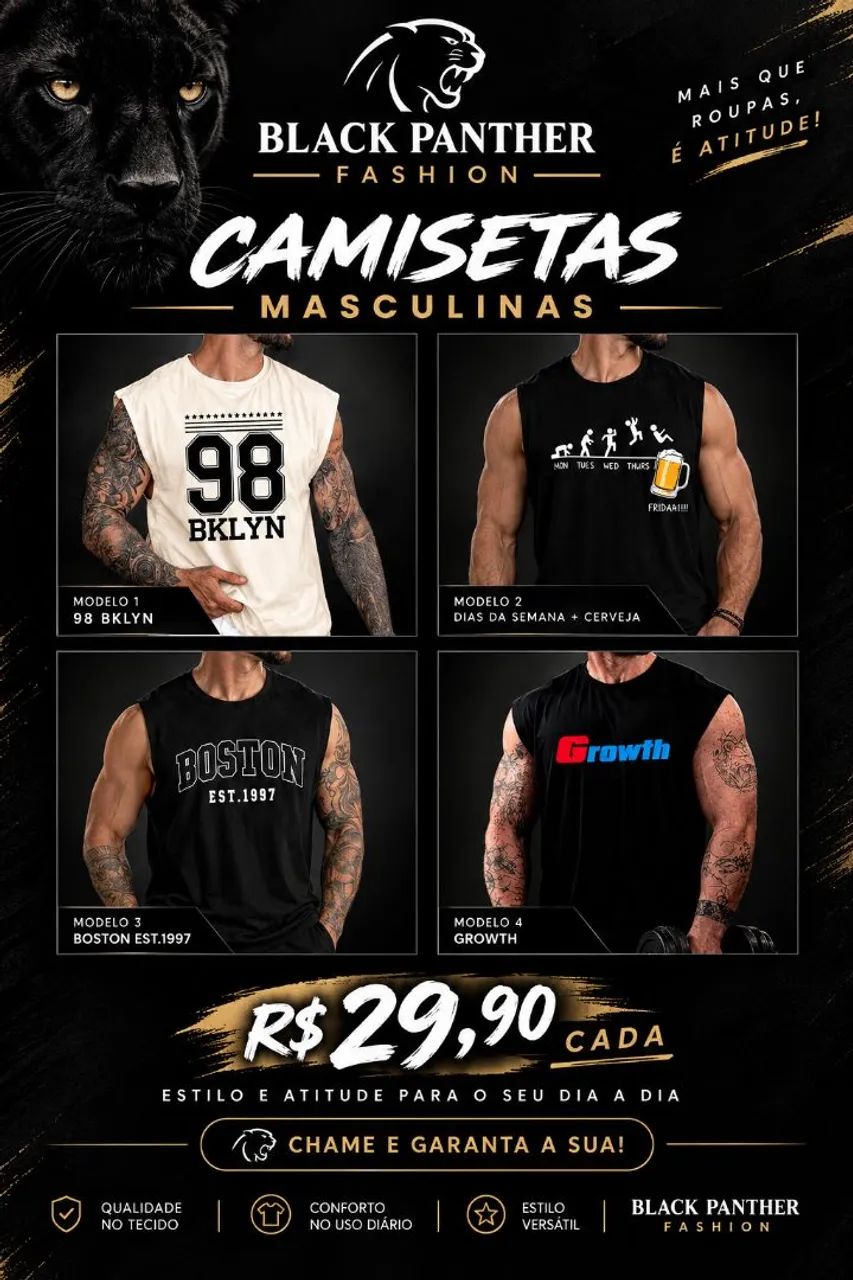 Camisetas masculina ?