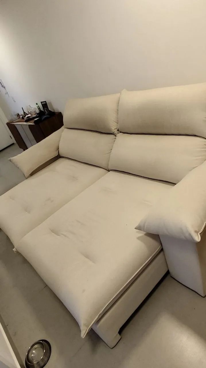 Sofá retrátil 4 lugares 
