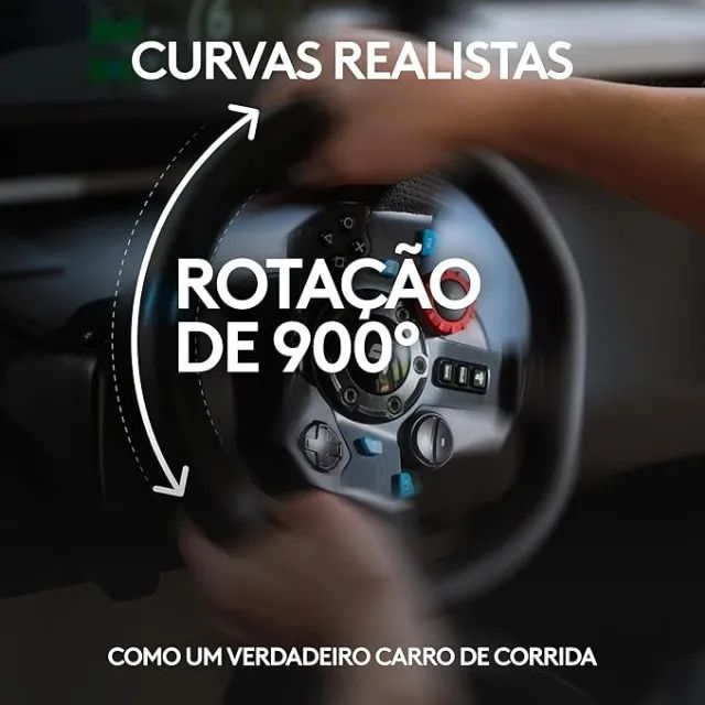 Volante Gamer Logitech G29 PRA SAIR LOGO!  - Foto 4