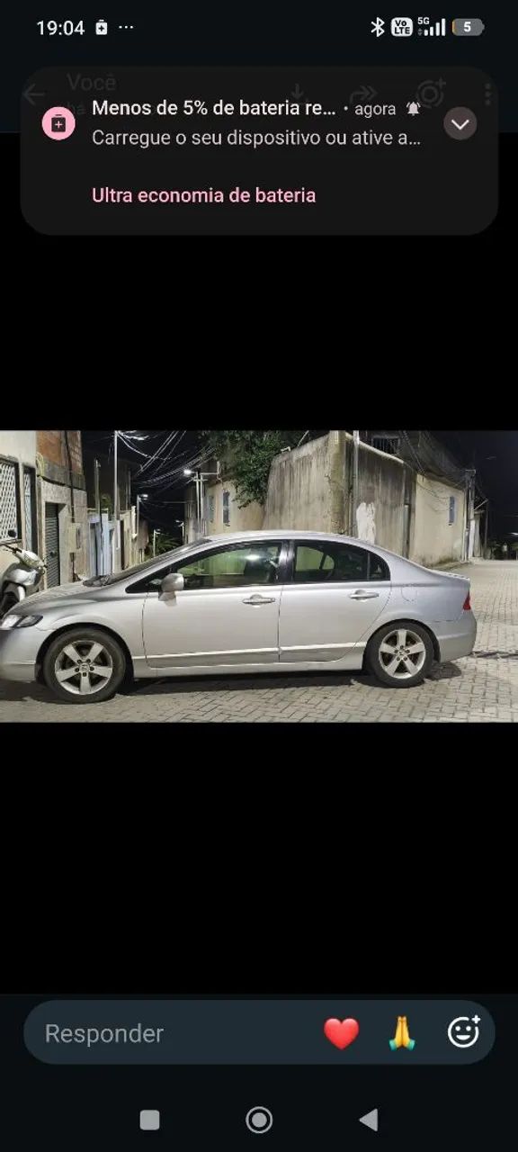 Honda Civic 1.8 LXS 16V FLEX 4P MANUAL 2007