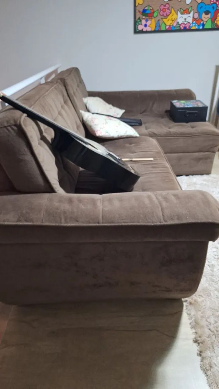 Sofá com chaise - Foto 4
