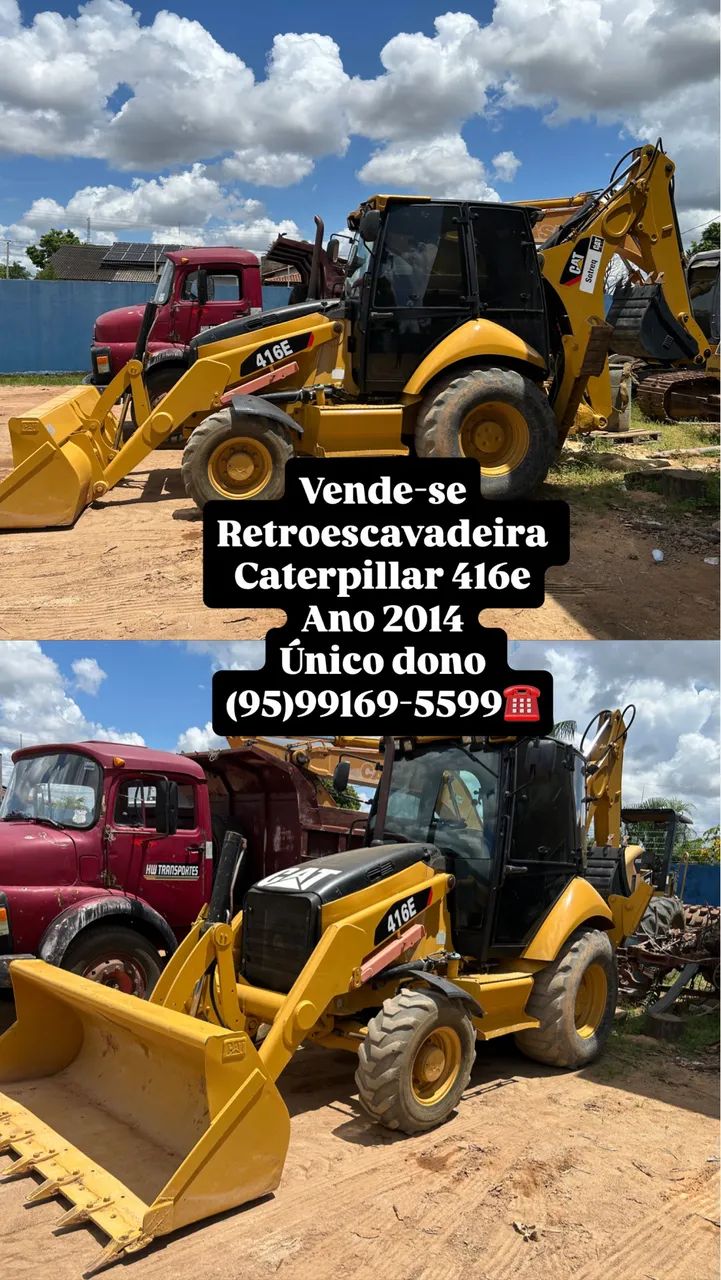 Retroescavadeira CAT 416e