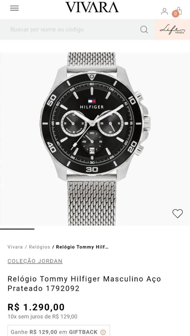 Relógio Cronógrafo Tommy Hilfiger - Mesh - Foto 3