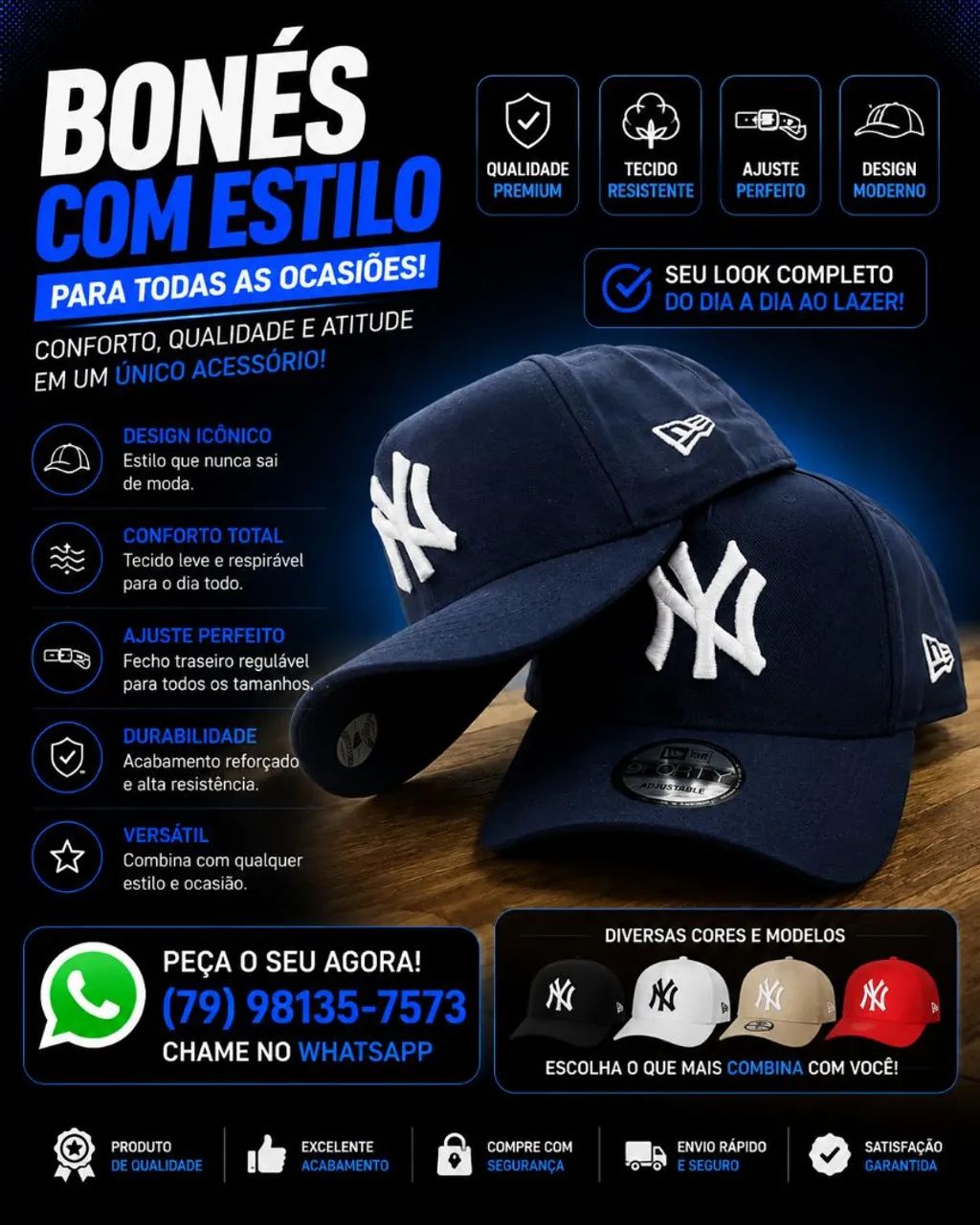 Boné NY 