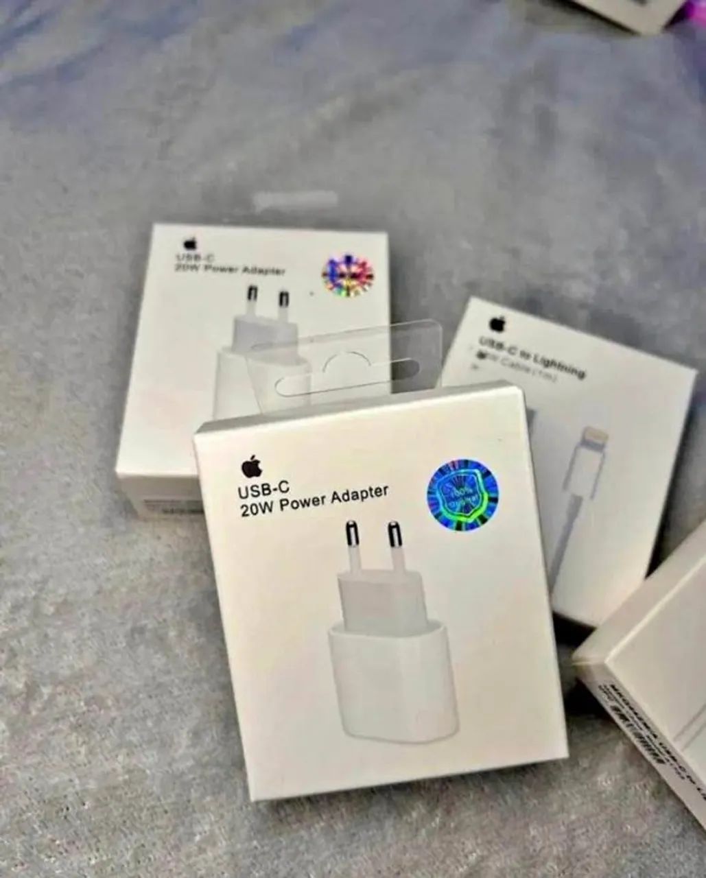Carregador de IPhone 20W rápido + cabo