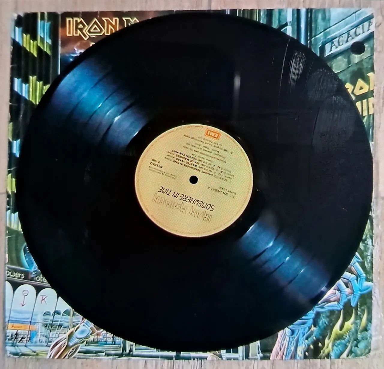 Disco de Vinil Iron Maiden - Somewhere In Time - Foto 3