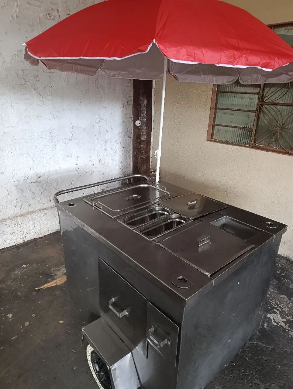 Carrinho de cachorro quente inox RS 700 - Foto 2