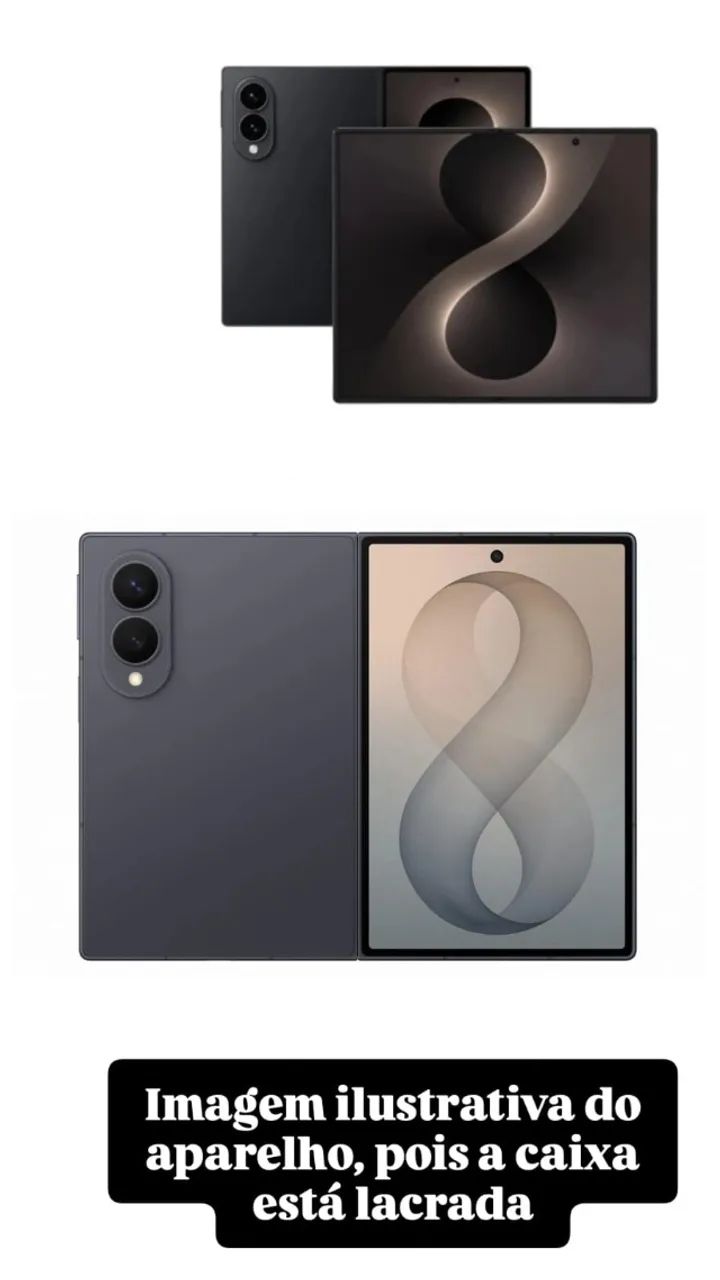 Fold8, 256gb, novo, lacrado - Foto 3