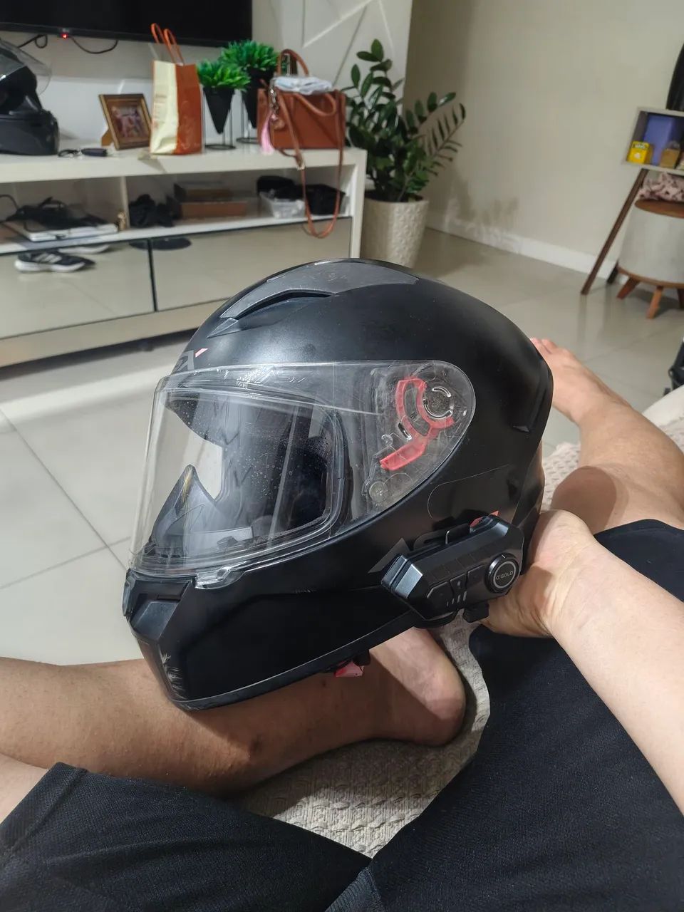 Capacete asx preto fosco - Foto 3