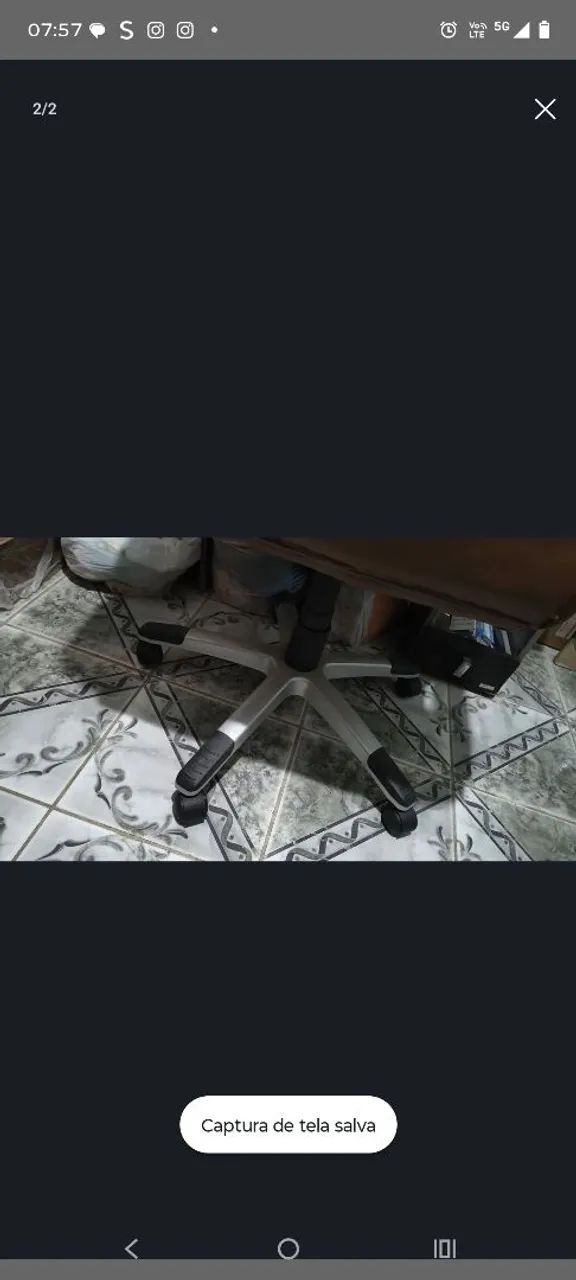 Cadeira presidente p escritório 360 graus nova  - Foto 2