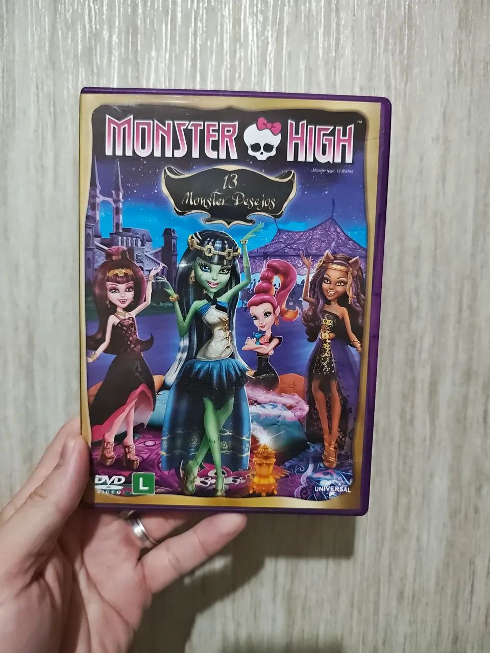 Monster High 4x filmes em Dvd original - Foto 3
