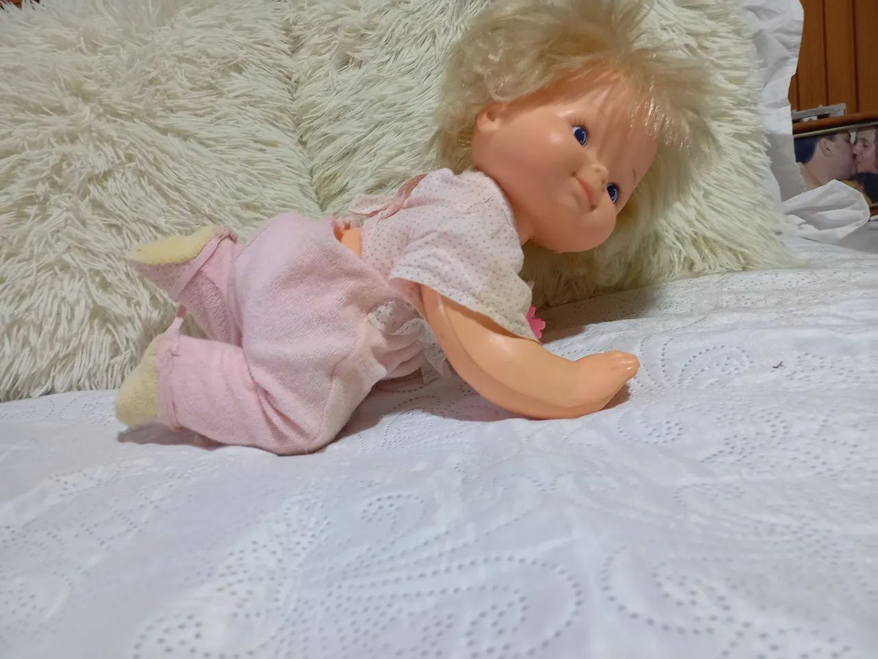 Boneca Bebê Engatinha anos 90 - Foto 3