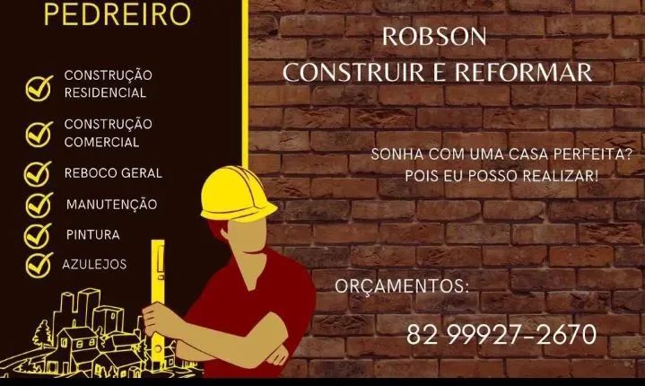 Pedreiro profissional 