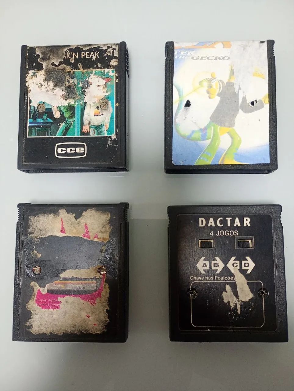 Atari lote com 4 cartuchos