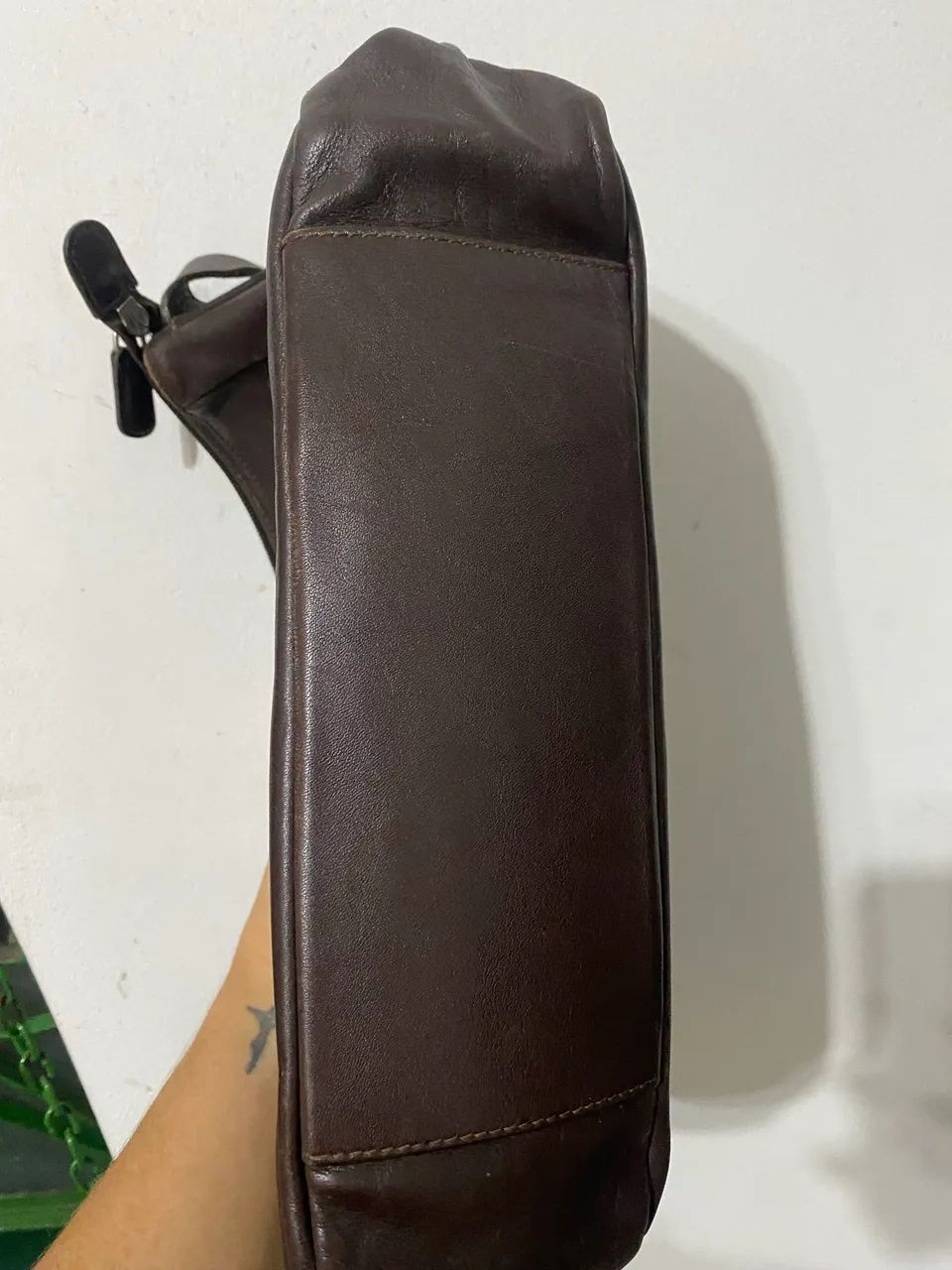 Bolsa de couro legítimo  - Foto 3