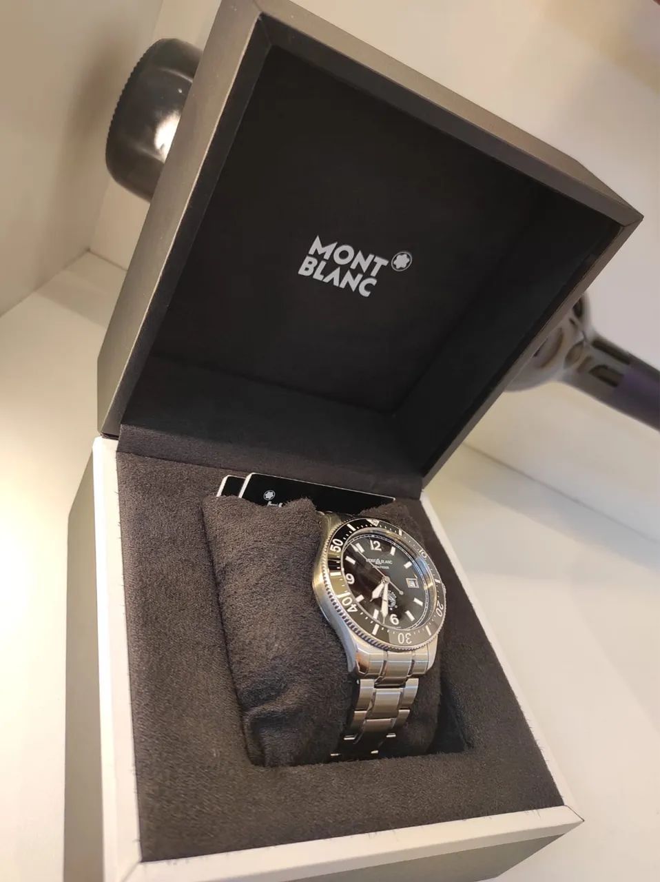 RELÓGIO MONTBLANC 1858 Iced Sea Automatic Date (MB129371) - Foto 5