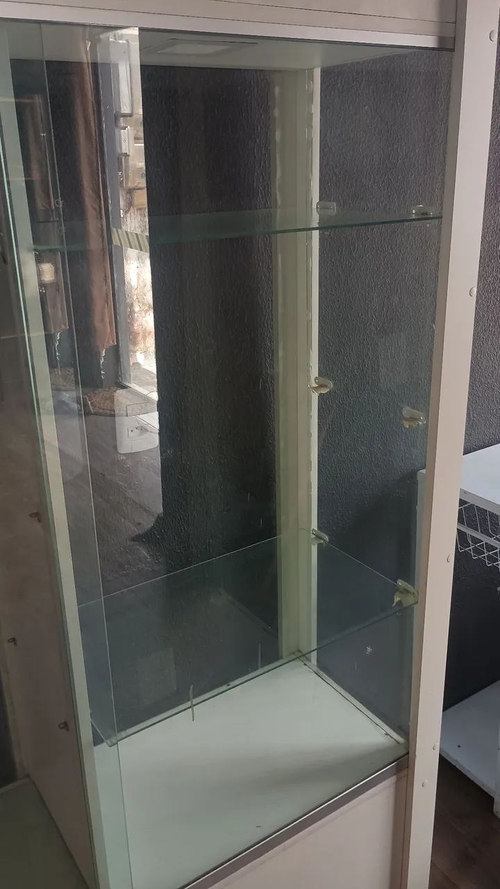 Vitrine/estante de vidro com led  - Foto 4
