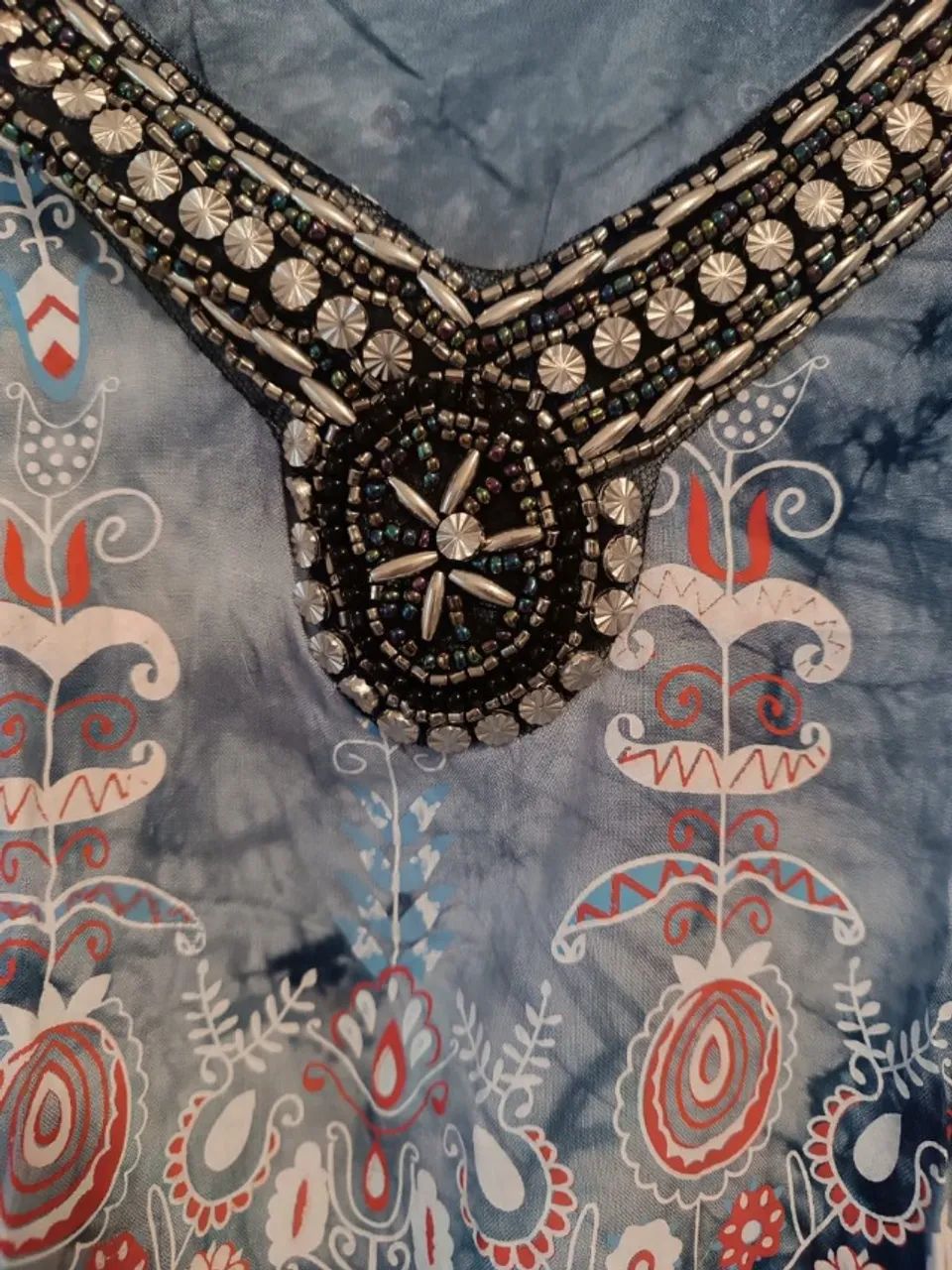 Vestido Boho Azul | Leve e Elegante - Foto 2